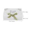 CHILDWEET 10PCS Mini Thank You Paper Boxes with Ribbon Flip-top Closure Sturdy Decorative Packaging for Shower Wedding Birthday Party Business Celebrations Portable Containers view 2