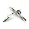 LALADEFIEE Stainless Steel Glass Squeegee with Suction Cup for Shower Doors and Windows Rust-Resistant Scraper for Bathroom Tiles and Mirrors Heat and Cold Resistant Window Cleaning Tool view 3