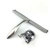 LALADEFIEE Stainless Steel Glass Squeegee with Suction Cup for Shower Doors and Windows Rust-Resistant Scraper for Bathroom Tiles and Mirrors Heat and Cold Resistant Window Cleaning Tool view 4