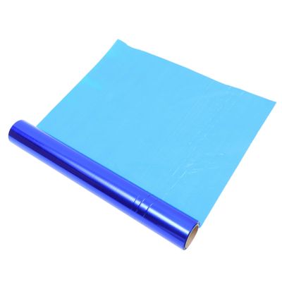 Beatifufu Wide Colored Cellophane Wrap Film for Flowers Packing Material Roll Blue for Wedding Birthday Christmas Bouquet Wrapping and DIY Crafts