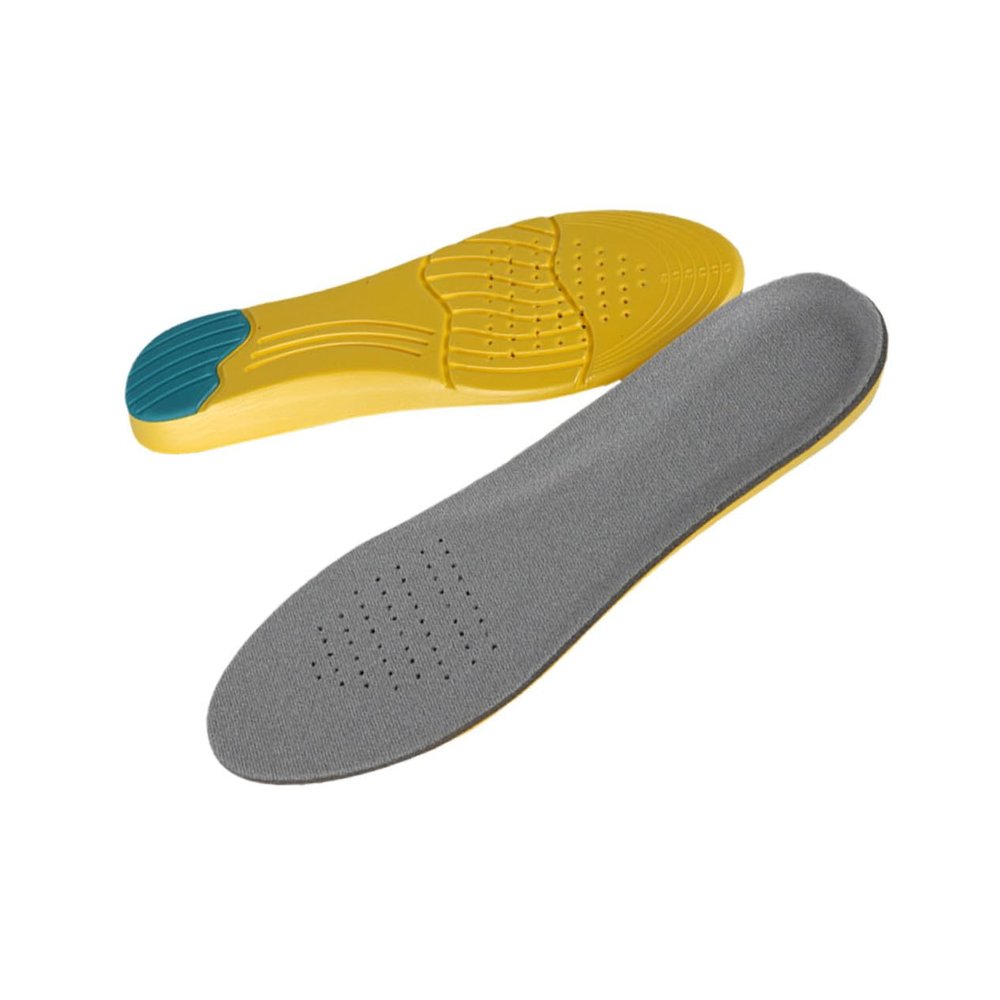 HAKIDZEL Heightening Shoe Pads Breathable Shock-Absorbing Insoles with Sweat Absorption for Men and Women Athletic Shoes Non-Slip Cushions for Running and Sports Gray