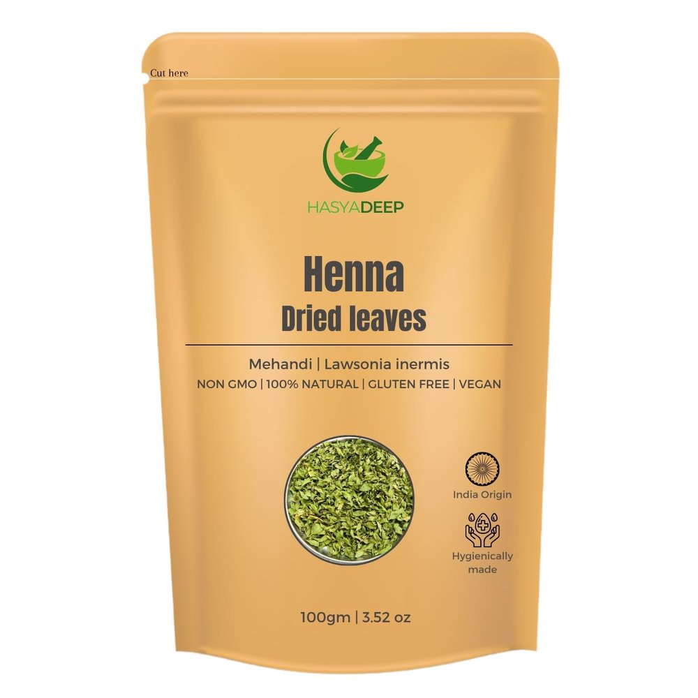 Hasyadeep Henna Leaves | Lawsonia inermis | Traditional Ayurvedic Herb (450gm/15.87oz)