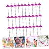 HAKIDZEL 30pcs Cartoon Paper Drinking Straws with Pink Cowgirl Hat Decorations Smooth Party Straws for Juice Drinks Cake Toppers Festive Cocktail Supplies view 3