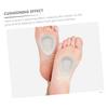 Anneome Supple Felt Forefoot Pads High Heel Cushions Soft Metatarsal Half Shoe Insoles Breathable Comfortable Self-Adhesive Pads for Men and Women Foot Relief view 2