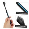BCOATH 15Pcs Portable Charcoal Toothbrushes Soft Bristle Bulk Pack for Teeth Cleaning and Gum Massage Individually Wrapped Travel Oral Care Supplies for Sensitive Gums and Daily Use view 3