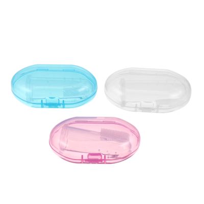 HOLIDYOYO 3pcs Oral Care Silicone Finger Toothbrush for Boy Girl Gum Massage Soft Bristles Safe Chewable Reusable Oral Cleaning Brush