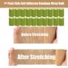 40 Pack Green Self Adhesive Bandage Wrap Bulk 4 Inch x 5 Yards Cohesive Bandage,Vet Wrap Breathable Elastic Self-Adherent Tape for Stretch Athletic Sports Wrist Ankle Dogs Pet Vet Wrap (Green) view 4