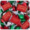 248 Pcs Holiday Party Chocolate Candy Mix Assorted Miniatures & Red, Green And Silver Kisses - Merry Christmas (3.05lb) view 1