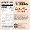 Snyder's of Hanover Gluten Free Snaps Pretzels, 8 Oz Bag view 2