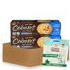 Butter Crackers 2x Dare Breton CabaretCrackers 6.1 OZ Bundle with Floss Picks Dental 40PC Crisp Buttery Crackers with Light Texture for Snacking, Cheese, and Spreads Gift Set (3 Items)