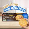 Butter Crackers 3x Dare Breton CabaretCrackers 6.1 OZ Bundle with Floss Picks Dental 40PC Crisp Buttery Crackers with Light Texture for Snacking, Cheese, and Spreads Gift Set (4 Items) view 2
