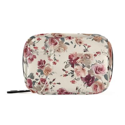 Vintage Roses Weekly Medicine Pill Organizer Travel Pill Case Box Holder Container Small for Vitamin Supplement
