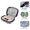 Hydrangea Butterfly Weekly Medicine Pill Organizer Travel Pill Case Box Holder Container Small for Vitamin Supplement view 4