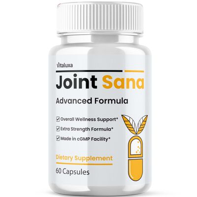 Joint Sana Capsules, JointSana Advanced Formula Turmeric Curcuma Extra Strength Pills Natural Health Supplements Capsulas (60 Capsules)