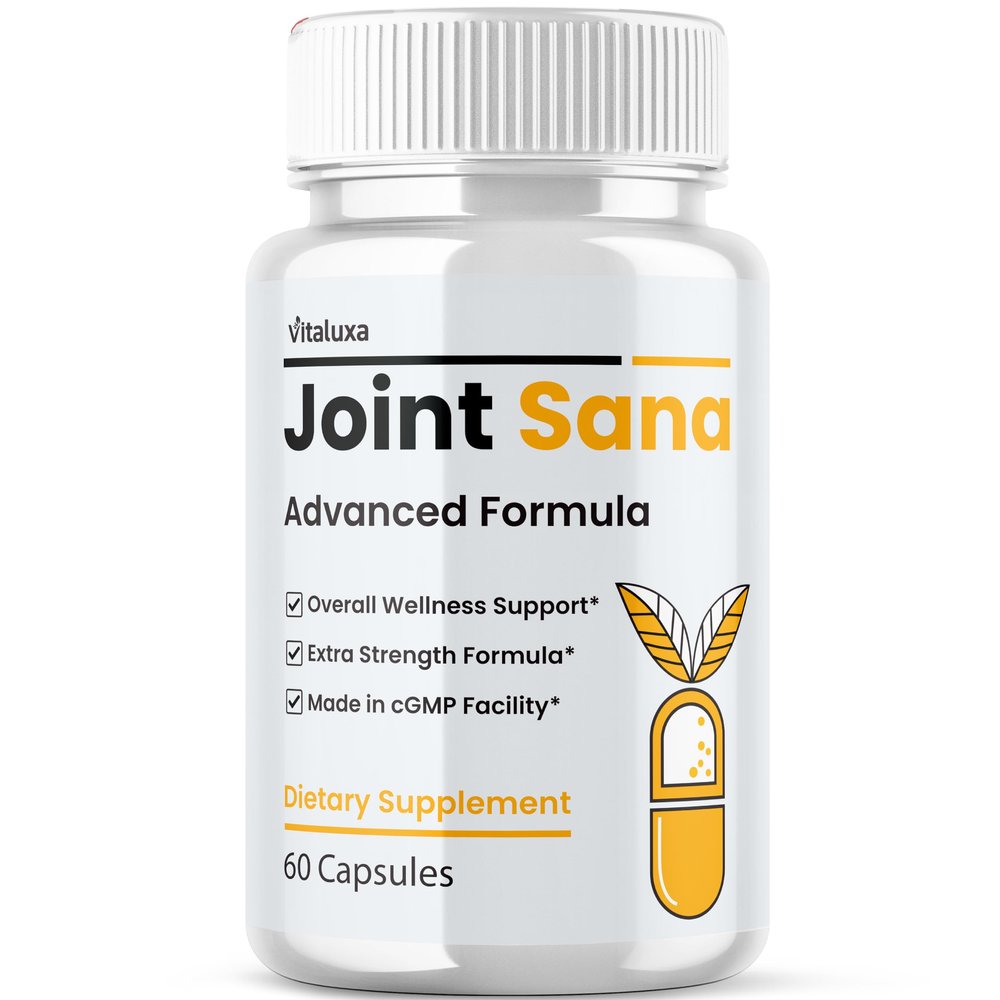 Joint Sana Capsules, JointSana Advanced Formula Turmeric Curcuma Extra Strength Pills Natural Health Supplements Capsulas (60 Capsules)