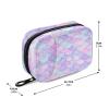 Scale Rainbow Mermaid Weekly Medicine Pill Organizer Travel Pill Case Box Holder Container Small for Vitamin Supplement view 3