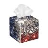American Flag Art Sign Leather Tissue BoxDecorative Printed Easy-Clean Holder for Home Office Car view 1