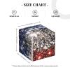 American Flag Art Sign Leather Tissue BoxDecorative Printed Easy-Clean Holder for Home Office Car view 4