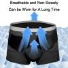 ZHAOBEIK Hernia Underwear for Men, Hernia Belts for Single or Double Inguinal, with 2 Removable Compression Pads, Pain Relief(X-Large) view 3