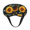 Beautiful Sunflower Print Print Blackout Sleep Mask for Women Men Comfy Adjustable Buckle for Night Sleep,Travel view 1