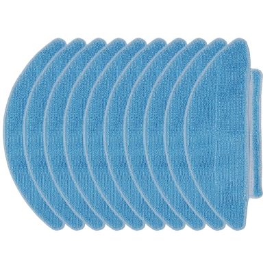 Washable Cleaning Cloth Microfiber, Compatible For Lubluelu, SL68, Robot Vacuum Accessories Replacement Part Mop Pad(10pcs)