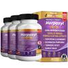Herpazyl Max Extra Strength Immune Support, 60 Capsules, with Elderberry, Echinacea, Turmeric, Garlic, Vitamins & Probiotics (3) view 1