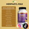 Herpazyl Max Extra Strength Immune Support, 60 Capsules, with Elderberry, Echinacea, Turmeric, Garlic, Vitamins & Probiotics (3) view 4