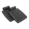 CONGARTENO 2pcs Wheelchair Footrest Footplates Replacement Pedal Pads with Support Pole Design Stable and Comfortable Leg Rests for Elderly and Disabled Users view 1