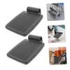 CONGARTENO 2pcs Wheelchair Footrest Footplates Replacement Pedal Pads with Support Pole Design Stable and Comfortable Leg Rests for Elderly and Disabled Users view 3