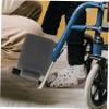 CONGARTENO 2pcs Wheelchair Footrest Footplates Replacement Pedal Pads with Support Pole Design Stable and Comfortable Leg Rests for Elderly and Disabled Users view 4