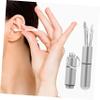 Anneome Stainless Steel Earwax Removal Kit Portable Ear Picks Spiral Design Comfortable Ear Cleaning Lightweight Easy to Clean view 2