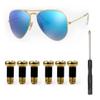 3 Pairs Gold Replacement Repair Screw for Ray-Ban Aviator RB3025 Sunglass Repair Kit view 1