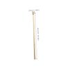 Mikinona Long Handled Pure Copper Back Scratcher for Men Women Seniors Ergonomic Round Rod Metal Itch Relief Tool Anti-Static Massage Stick for Comfortable Daily Use and Soothing Scratching view 2