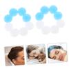 Anneome 24pcs Moldable Silicone for Sleep Noise Cancelling Reusable Ear Protection for Work Study and Travel with Sound Reduction view 2