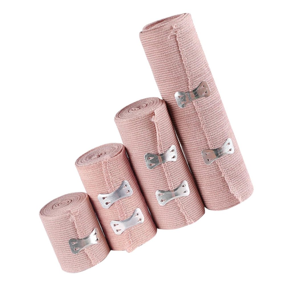 Mikinona 4Pcs Elastic Bandage Wrap Wide Breathable Compression for Injury Guard and Sports Protection First Aid Medical Use