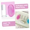 HOLIDYOYO 9pcs Silicone Finger Toothbrush for Oral Care with Storage Boxes Double-Sided Teething Brush and Gum Massager for Years Gentle Food-Grade Silicone for Teeth and Tongue Cleaning view 2