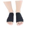 Gogogmee Arch Support Pads Elastic Massage Foot Cushions for Plantar Fasciitis Relief Comfortable Shock-Absorbing Orthotic Insoles for Flat Feet Black view 1