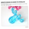 HAKIDZEL 4Pcs Head Massagers Portable Multi-site Scalp Body Massager for Stress Relief Plastic Head Scratcher for Hair Shine and Itch Soothing Household Relaxation Tool view 4