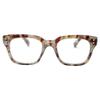 Incredible Bargains The Nova Luxury Oversized Square Reading Glasses + 2.25 Almond Marble view 1