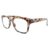 Incredible Bargains The Nova Luxury Oversized Square Reading Glasses + 2.25 Almond Marble view 2