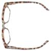 Incredible Bargains The Nova Luxury Oversized Square Reading Glasses + 2.25 Almond Marble view 4