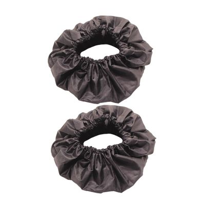 CONGARTENO 2 PCS Stroller Wheel Protector Covers Portable Wheelchair Tire Guards for Strollers Dustproof and Dirt-Resistant Wheel Covers Easy and Floor Protection