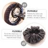 CONGARTENO 2 PCS Stroller Wheel Protector Covers Portable Wheelchair Tire Guards for Strollers Dustproof and Dirt-Resistant Wheel Covers Easy and Floor Protection view 3