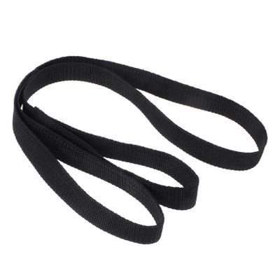 Leg Lifter Strap for Patient Transfers, Heavy Bearing Knee Support, Black