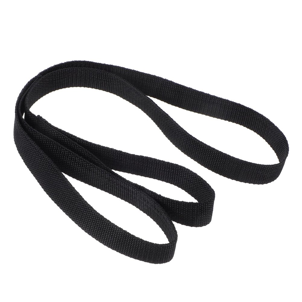 Leg Lifter Strap for Patient Transfers, Heavy Bearing Knee Support, Black