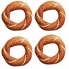 Turkish Sesame Bagel Simit, Authentic, Breakfast Specialty Simit, 4 Pieces Fresh Treat view 2