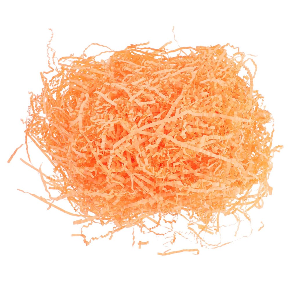CONGARTENO Fluorescent Paper Shreds Packing Filler Lightweight Crinkle Cut Basket with Decor for Festival and Skincare Product Presentation
