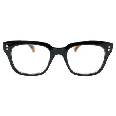 Incredible Bargains The Nova Luxury Oversized Square Reading Glasses + 1.25 Midnight Onyx