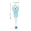 CONGARTENO 2pcs Toothbrush Soft Bristles Bear Shape Manual Toothbrushes for Ages Ergonomic Handle Comfortable Grip Mild Teeth Cleaning view 2