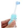 CONGARTENO 2pcs Toothbrush Soft Bristles Bear Shape Manual Toothbrushes for Ages Ergonomic Handle Comfortable Grip Mild Teeth Cleaning view 4